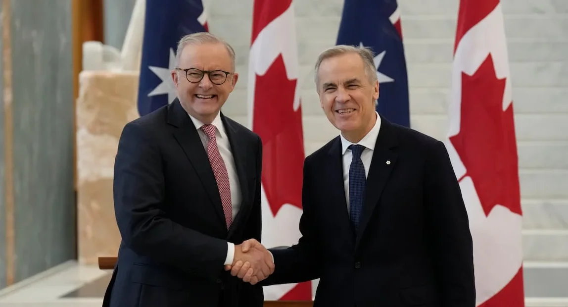 Strategic Cousins Unite: Mark Carney’s Historic Australia Visit Boosts CANZUK Prospects